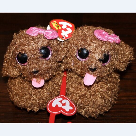 NEW 10-11 Girls Ty Beanie Boos "Maddie" the Dog Slippers - Picture 2 of 4